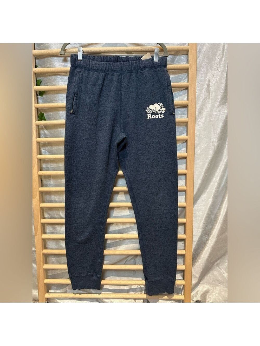 Roots Navy Blue Track Pants